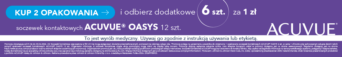 promocja na zestawy z wielopakami Acuvue