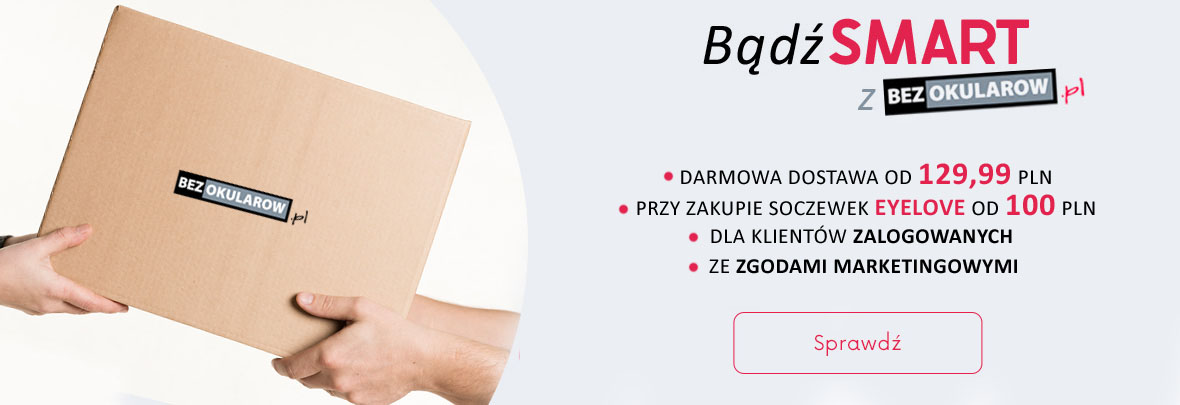 banner darmowa dostawa i rabat na soczewki