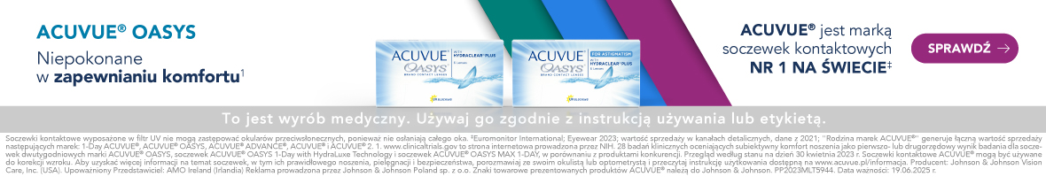 Acuvue Oasys dwutygodniowe soczewki kontaktowe