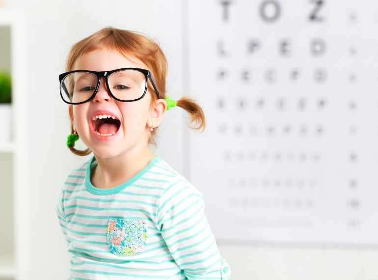 Badanie wzroku 2-latka
