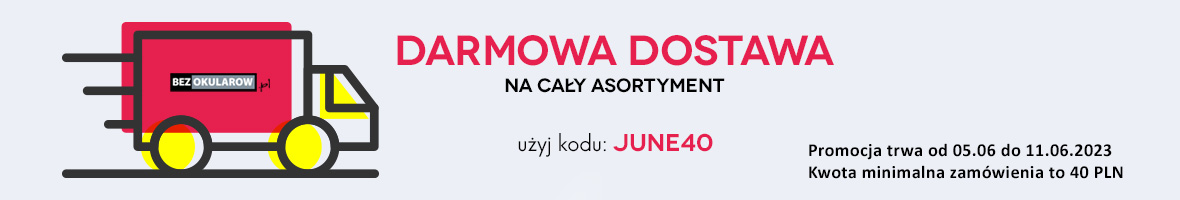 darmowa dostawa na wszystko od 40 złotych
