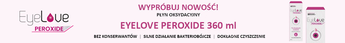 banner płyn oksydacyjny EyeLove Peroxide