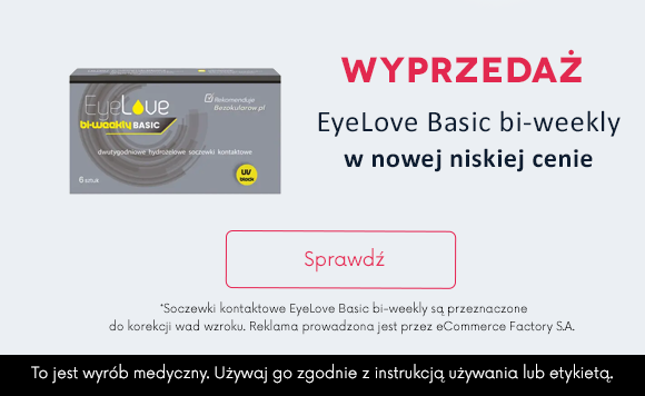 wyprzedaż soczewek eyelove bi-weekly basic