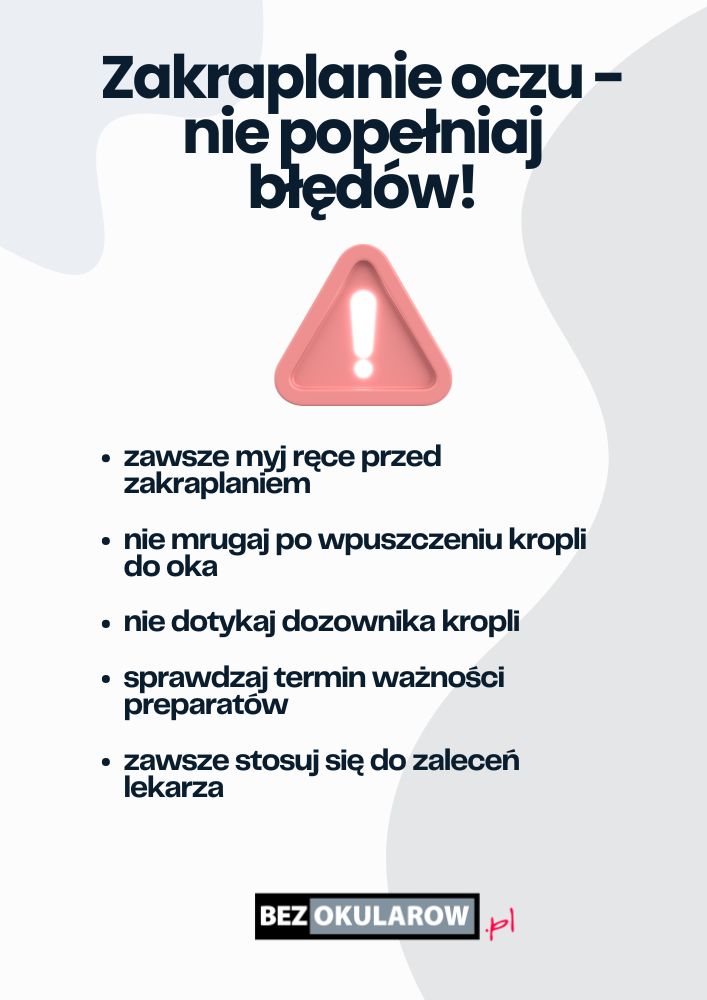 Jak zakraplać oczy?