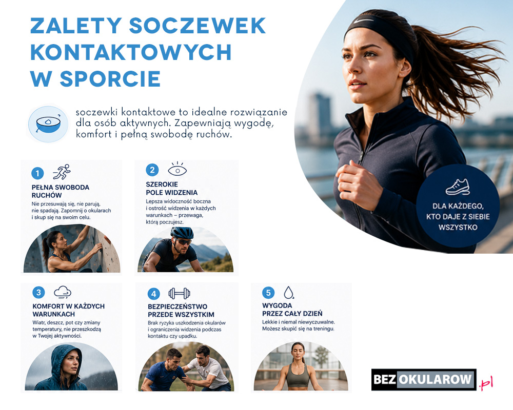 zalety soczewek w sporcie
