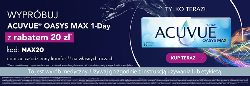 rabat na soczewi acuvue oasys 1-day max