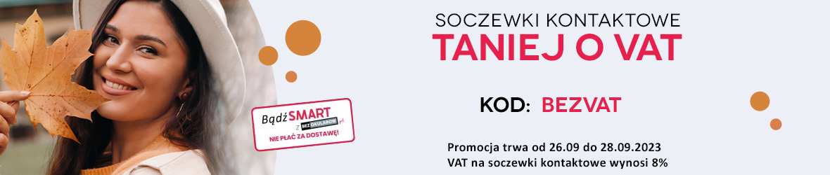 soczewki taniej o vat