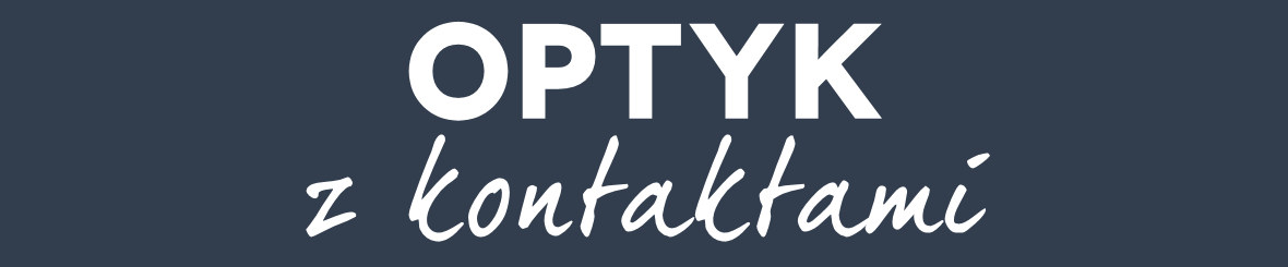 logo optyk z kontaktami