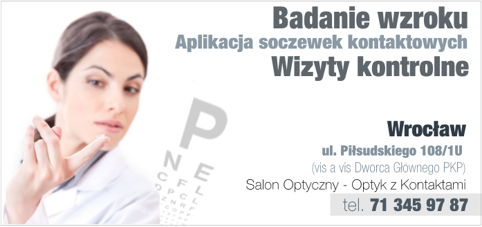 banner badanie wzroku we Wrocławiu
