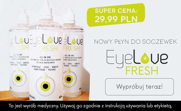 eyelove fresh 400 ml płyn w super cenie