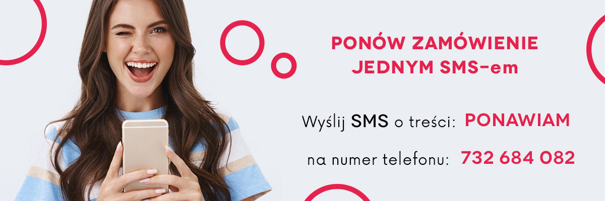 banner ponowienie zamówienia SMS-em