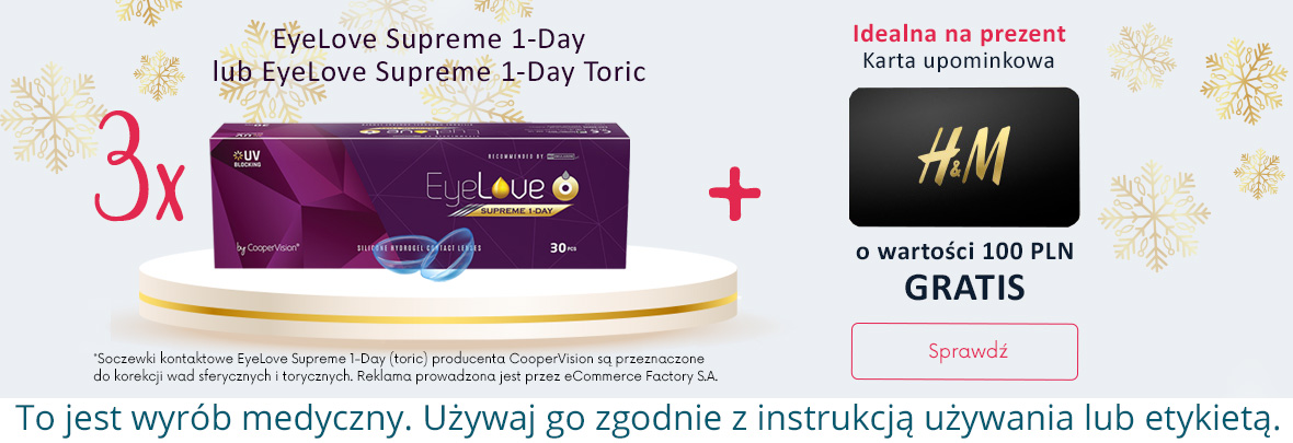 eyelove supreme 1-day + karta gratis