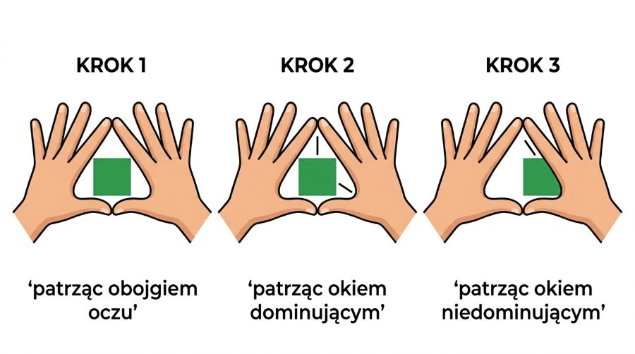 Oko dominujące - test