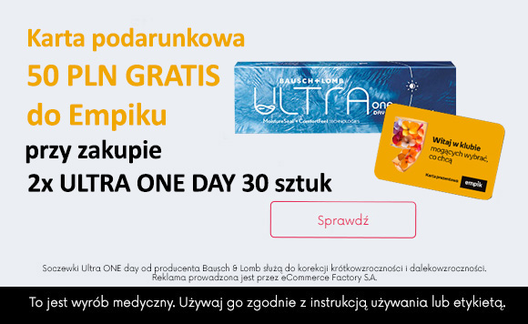 Ultra oneday + karta Empik GRATIS