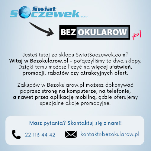 banner darmowa dostawa i rabat na soczewki